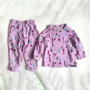Patagonia baby kids 12-18mo micro D Fleece set